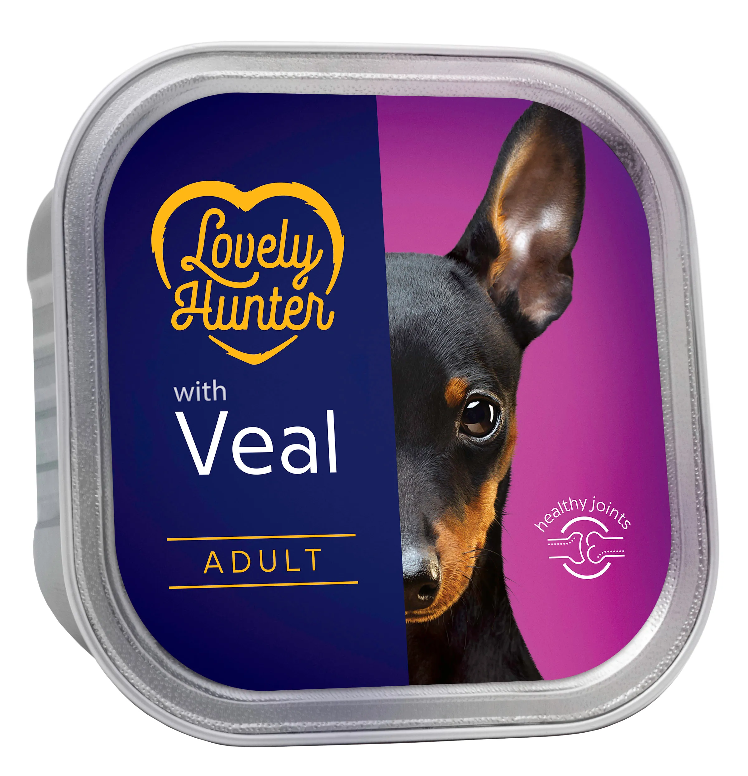 Lovely Hunter Dog Adult Veal влажный корм для взрослых собак с телятиной – 150 г