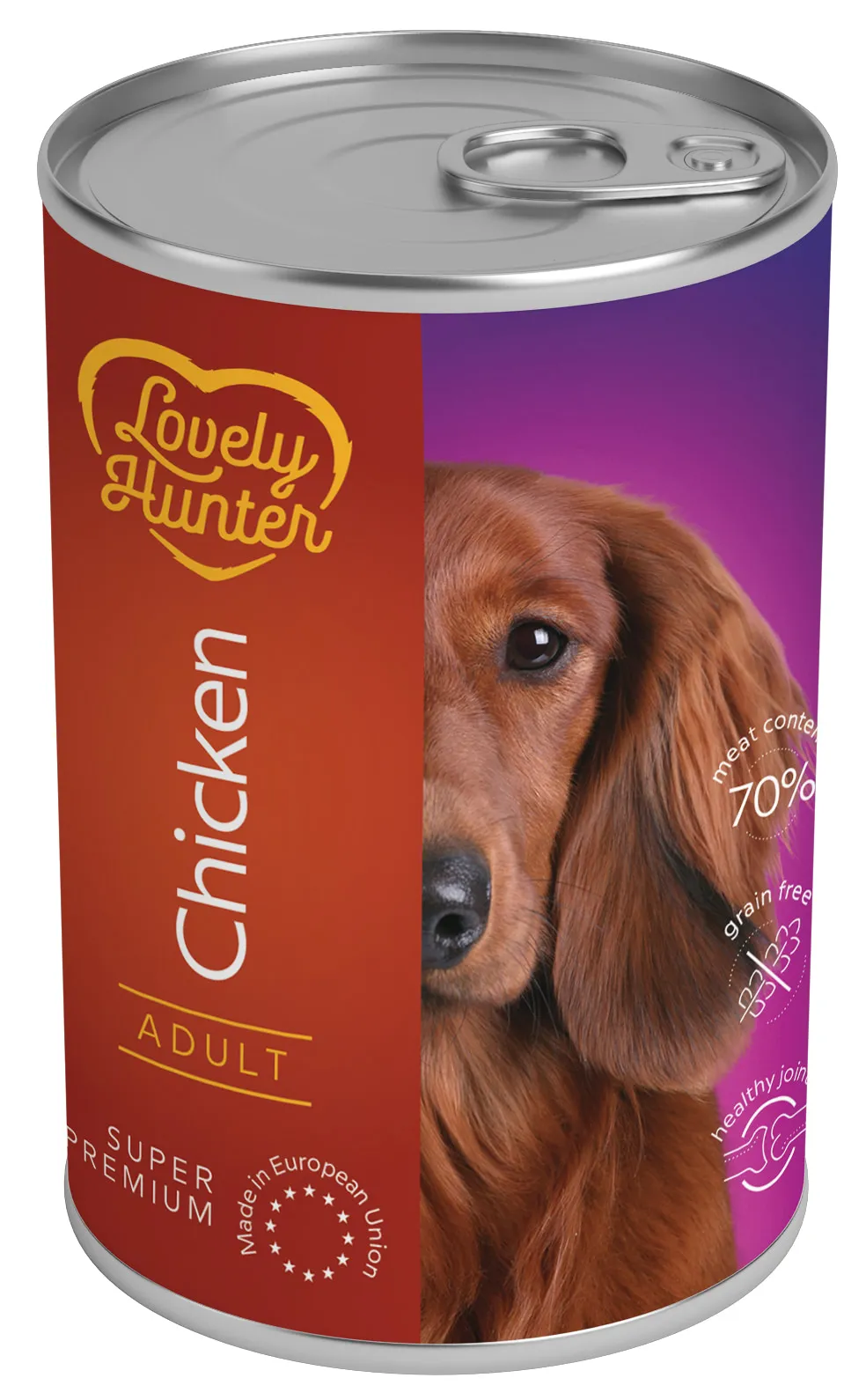 Lovely Hunter Dog Adult with Chicken влажный корм для взрослых собак с курицей - 400 г
