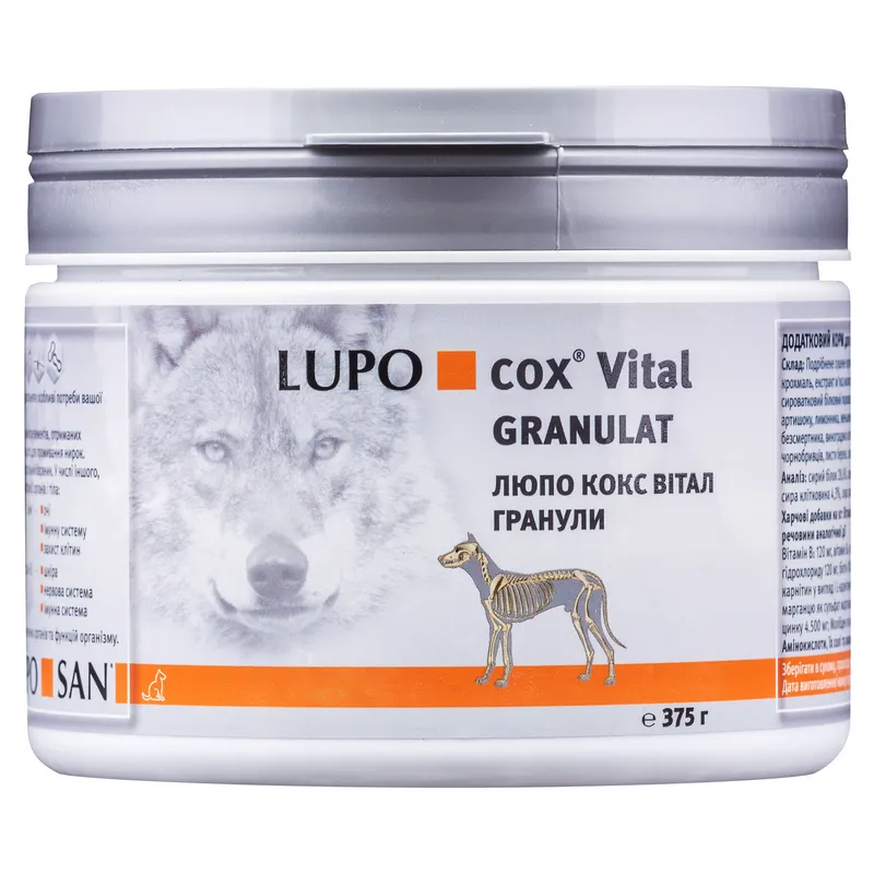 Luposan LUPO cox VITAL Granulat добавка до корму для собак з 6-ти місяців - 375 г