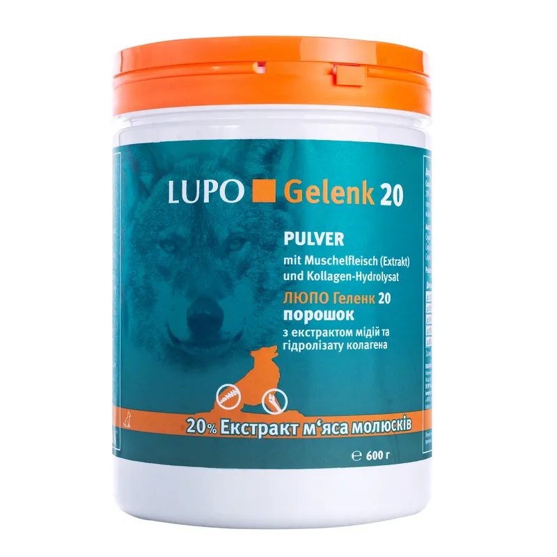 Luposan LUPO Gelenk 20 Pulver добавка для укрепления суставов у собак (порошок) – 600 г