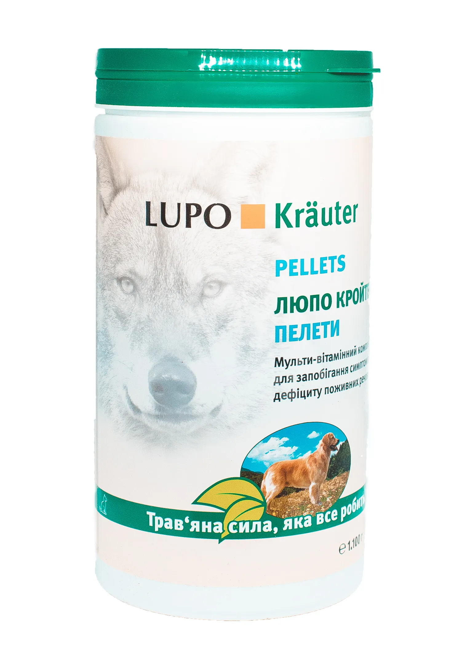 Luposan LUPO Krauter Pellets мультивітамінний комплекс для собак (пелети) - 1,1 кг