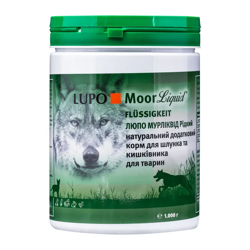 Luposan LUPO Moorliquid добавка для здоров'я шлунково-кишкового тракту у тварин та птахів - 1 кг Luposan LUPO Moorliquid добавка для здоров'я шлунково-кишкового тракту у тварин та птахів - 1 кг