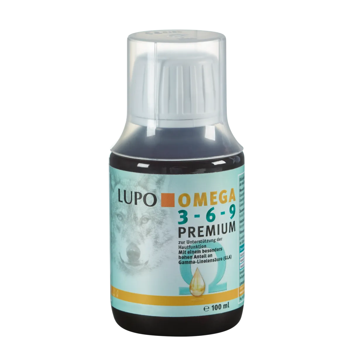 Luposan LUPO OMEGA 369 Premium, 100 мл, добавка для собак и кошек, здоровье кожи, шерсти и иммунной системы