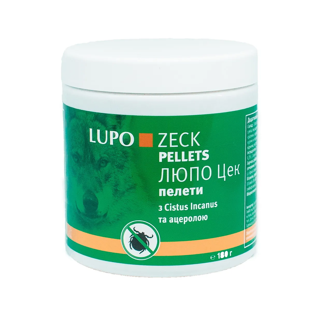 Luposan LUPO ZECK Pellets натуральная добавка для собак, защита против клещей (пелетты) - 180 г