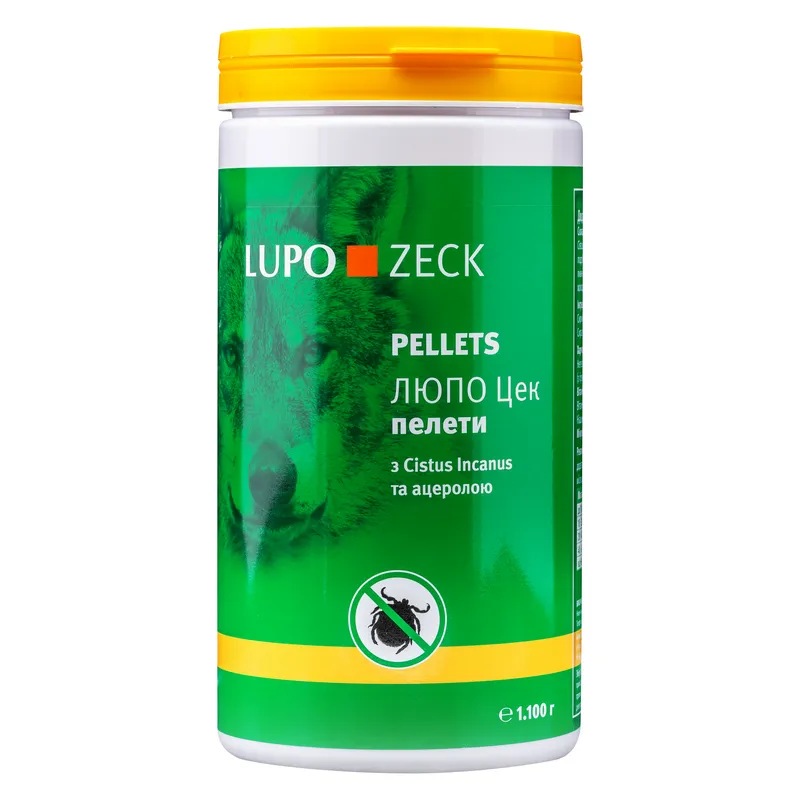 Luposan LUPO ZECK Pellets натуральная добавка для собак, защита против клещей (пелетты) - 1,1 кг