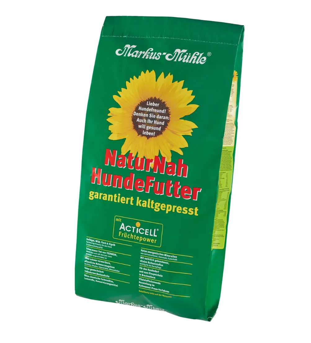 Markus-Muhle NaturNah сухий корм для середніх та великих порід собак, з куркою - 15 кг