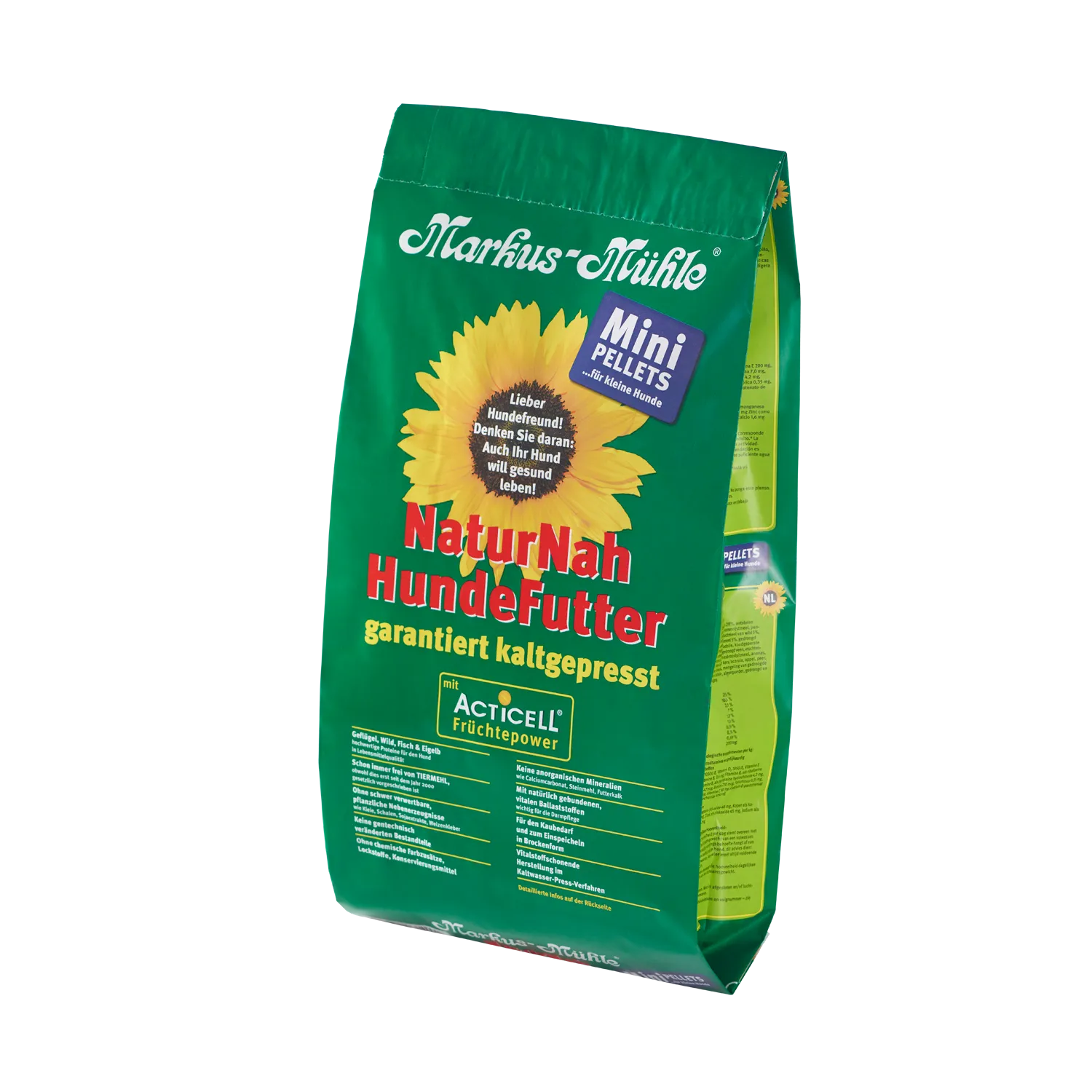 Markus-Muhle NaturNah Mini pellets сухий корм для собак дрібних порід, з куркою - 5 кг