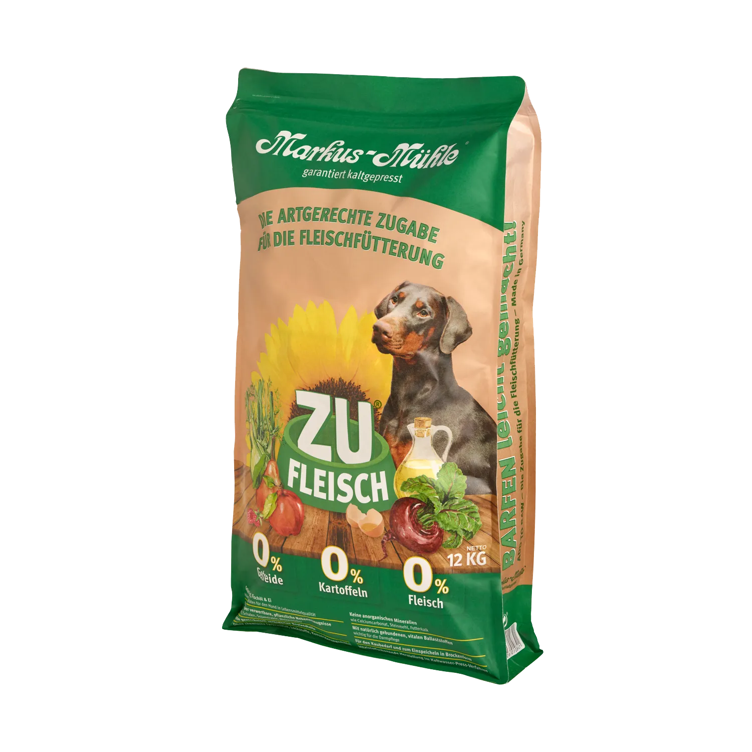 Markus-Muhle Zufleisch, 12 кг, додатковий сухий корм для собак, які їдять сире м'ясо або м'ясо після заморозки
