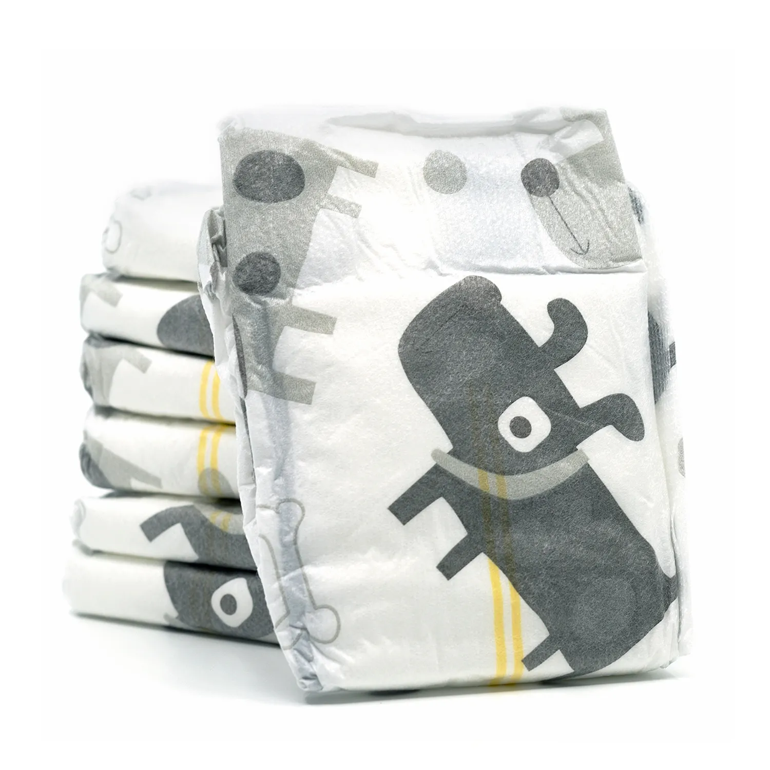 Misoko&Co одноразовые подгузники для кобелей с углем, индикатором влажности и ароматом лаванды (щенки), L