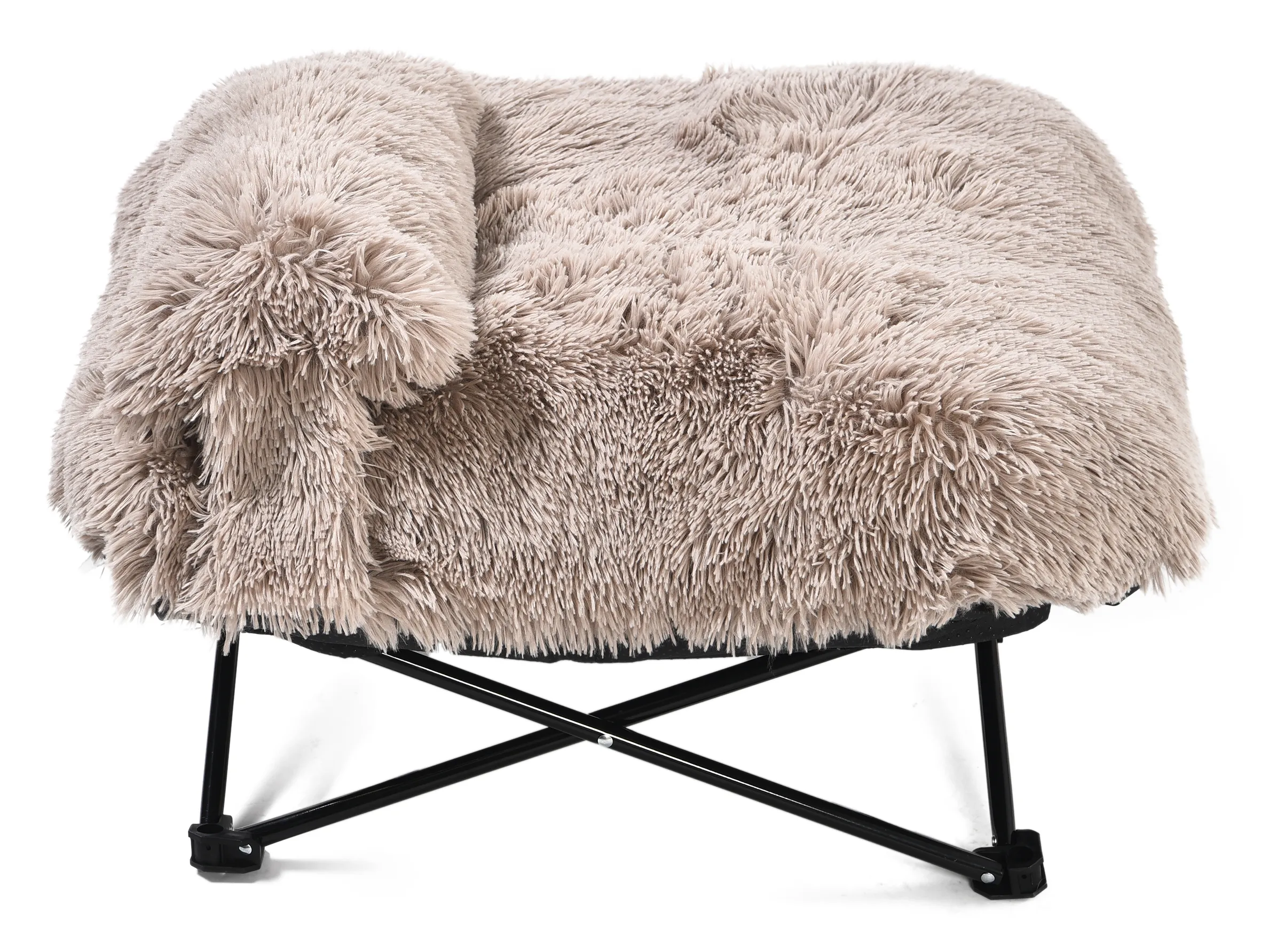 Misoko&Co Pet bed лежанка для животных, 54x54x20 см, M, коричневая