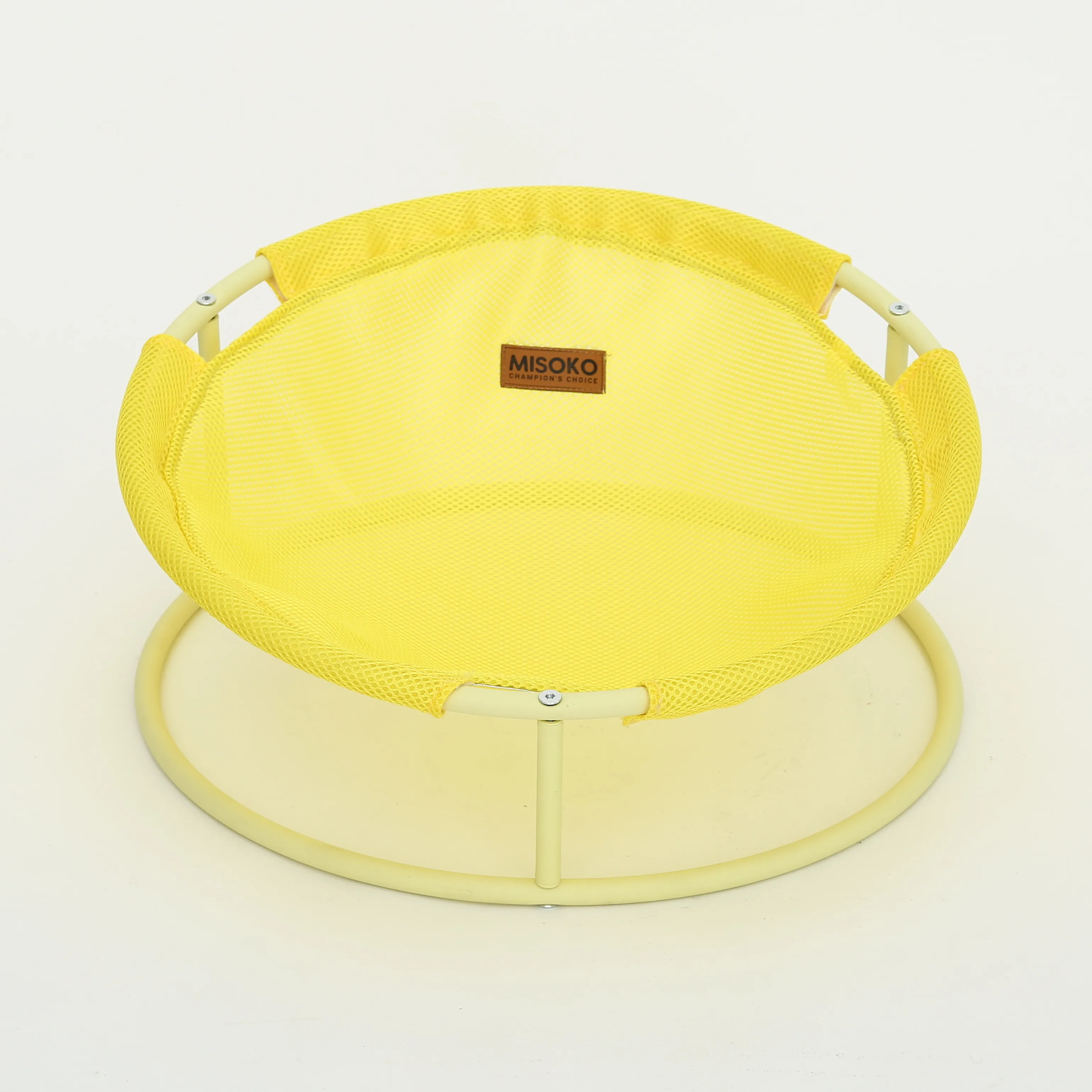 Misoko&Co Pet bed round складной лежак для домашних животных, 45x45x22 см, желтый