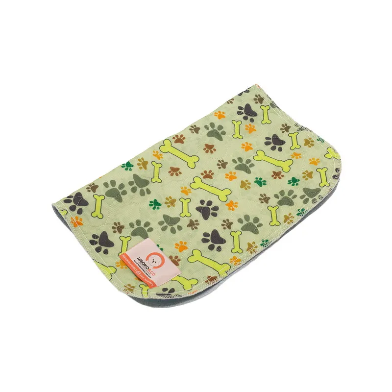 Misoko&Co многоразовая пеленка для собак 80x140 см (лапки и косточки)