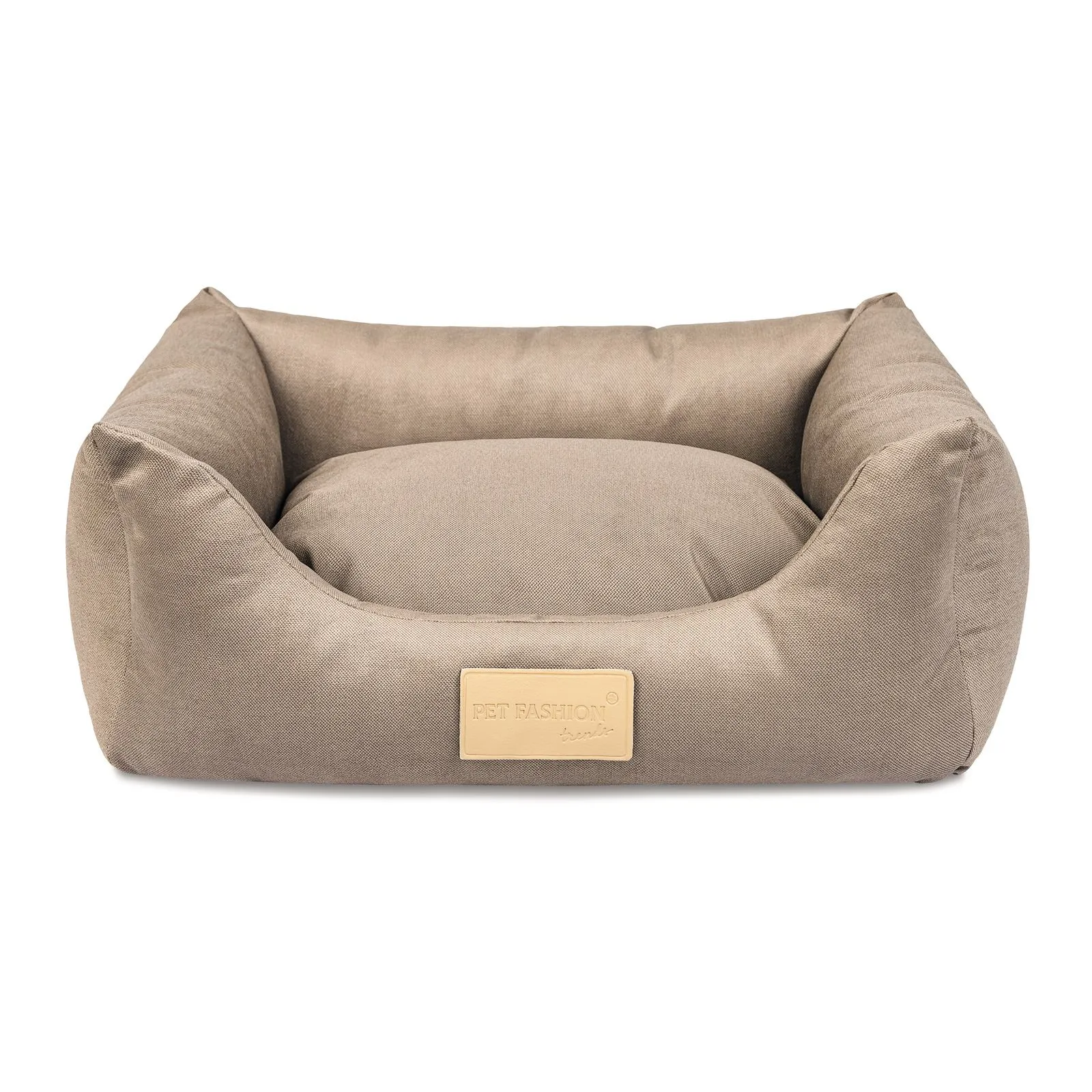 Pet Fashion «Molly» лежак для собак и кошек, 62х50х19 см, песочный