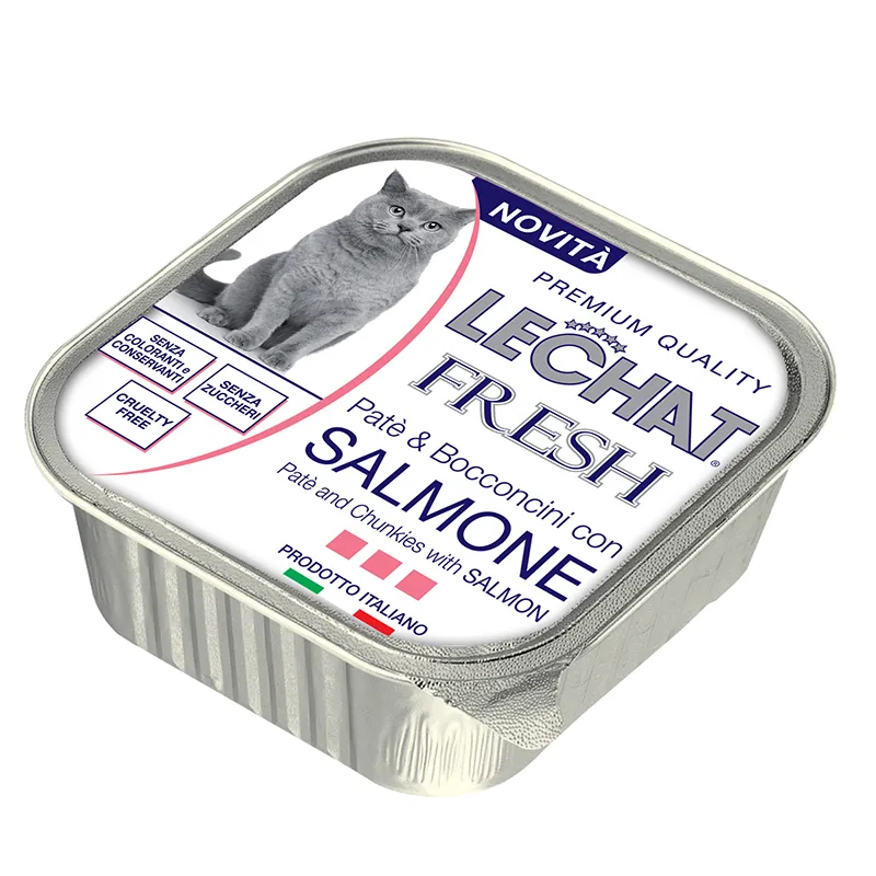 Monge LeChat Excellence Fresh Cat Wet Adult Salmon влажный корм для взрослых кошек с лососем (паштет) – 100 г