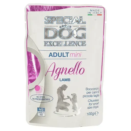 Monge Special Dog Excelence Wet Mini Adult Lamb влажный корм для взрослых собак мини пород с ягненком (пауч) - 100 г