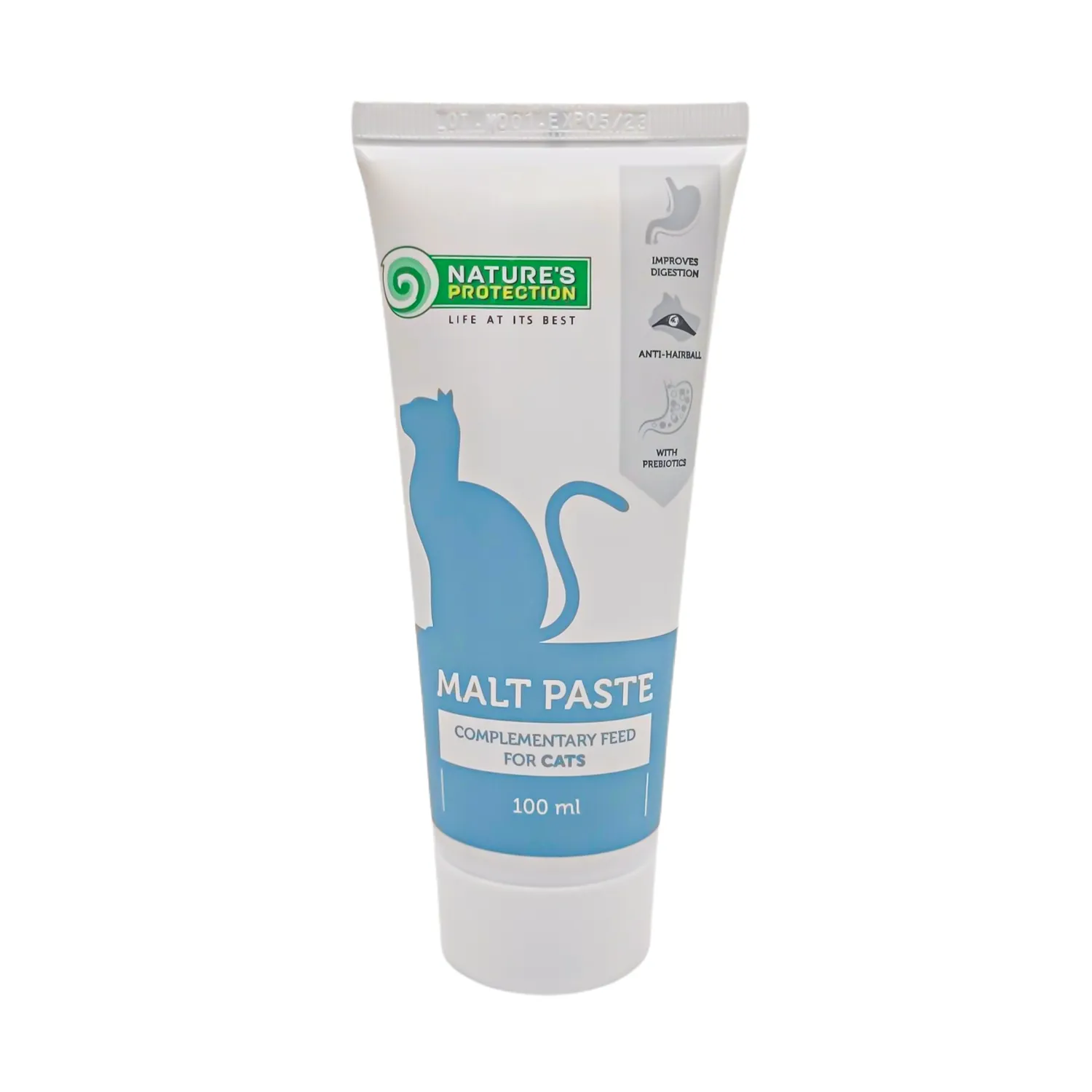 Nature's Protection Cat Malt Paste паста для кошек, для вывода шерсти из желудочно-кишечного тракта - 100 мл