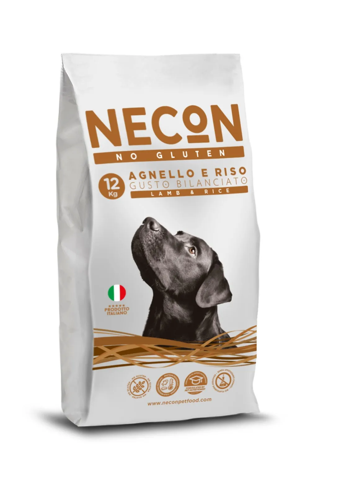 Necon Dog Lamb & Rice сухой корм с ягненком и рисом для собак всех пород - 12 кг