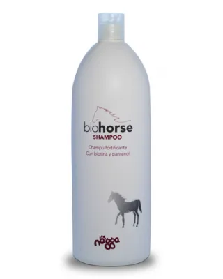 Nogga BioHorse shampoo высокопитательный шампунь с восстанавливающим биотином активизирует рост шерсти - 1 л