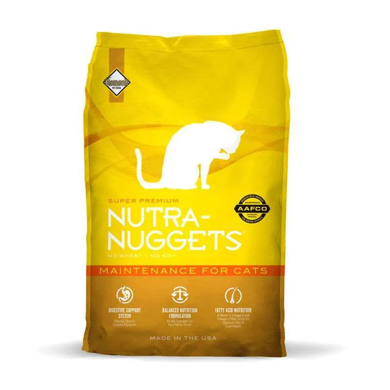 Nutra Nuggets Cat Maintenance сухой корм с курицей для кастрированных кошек - 7,5 кг
