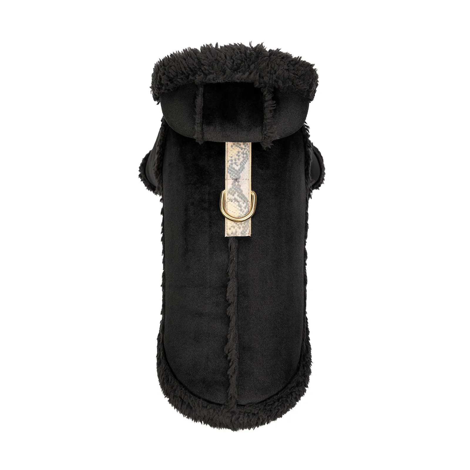 Pet Fashion Black ХS Дубленка для собак
