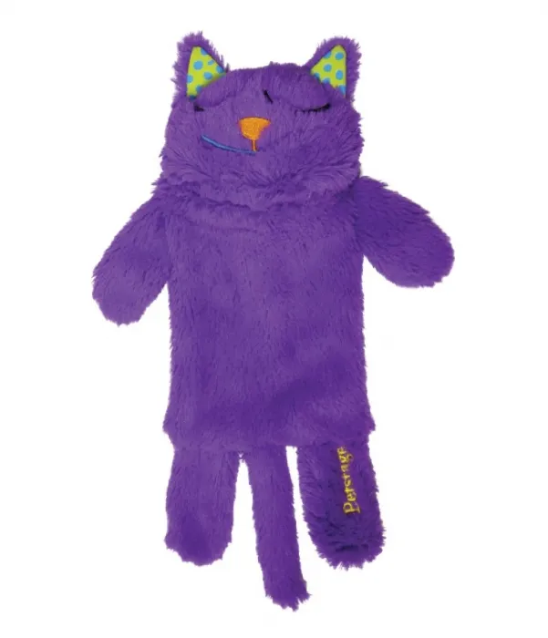 Petstages Purr Pillow Kitty іграшка для котів Кіт-подушка антистрес Мур-Мур (колір: фіолетовий)