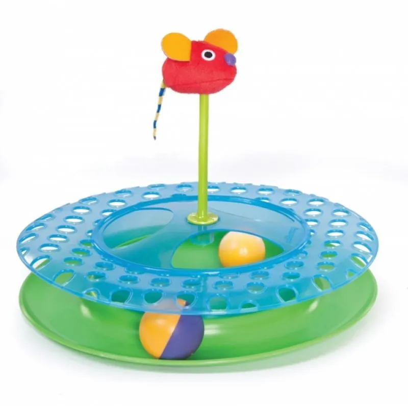 Petstages Cheese Chase II іграшка для котів Трек з м'ячиком для ласощів II (розмір: 30,5х22,9х30,5 см)