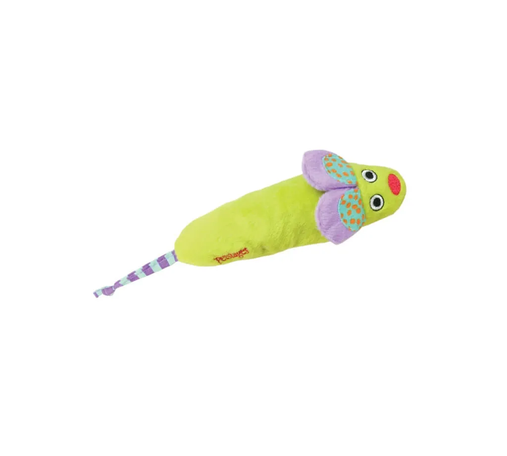 Petstages Green Magic Mightie Mouse іграшка для котів Чарівна Миша (розмір: 21,6х6,4х5,4 см)