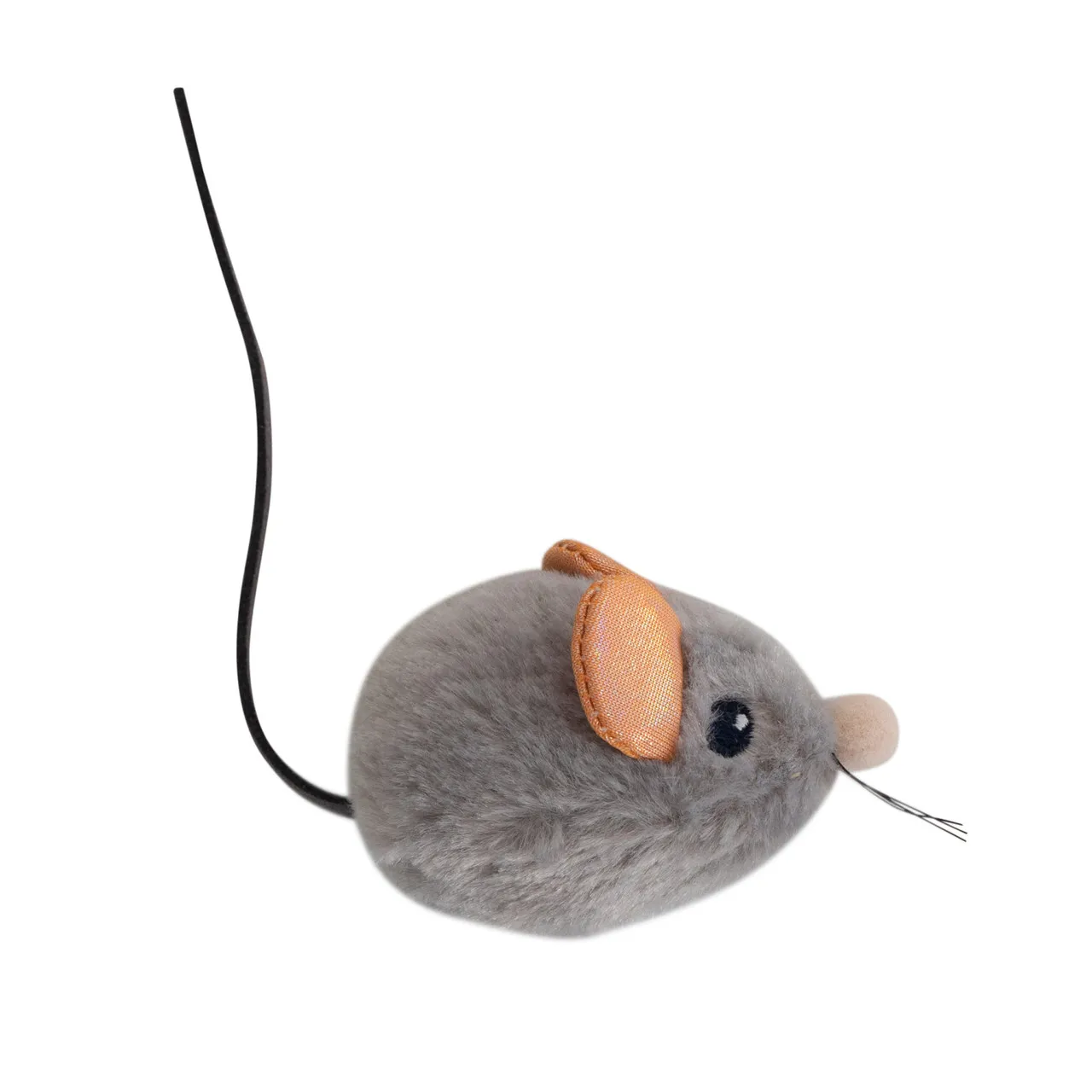 Petstages Squeak Squeak Mouse игрушка пищалка для кошек Мышка мала (цвет: серый; размер: 3,81 см)