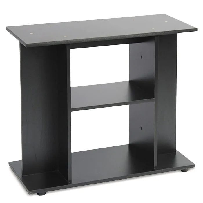 Priroda (Природа) Подставка под аквариум прямая без дверей, черная, 80x35x70 см