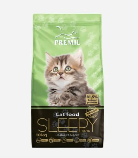 Premil Cat Sleepy (33/16) сухой корм для котят и беременных кошек - 10 кг
