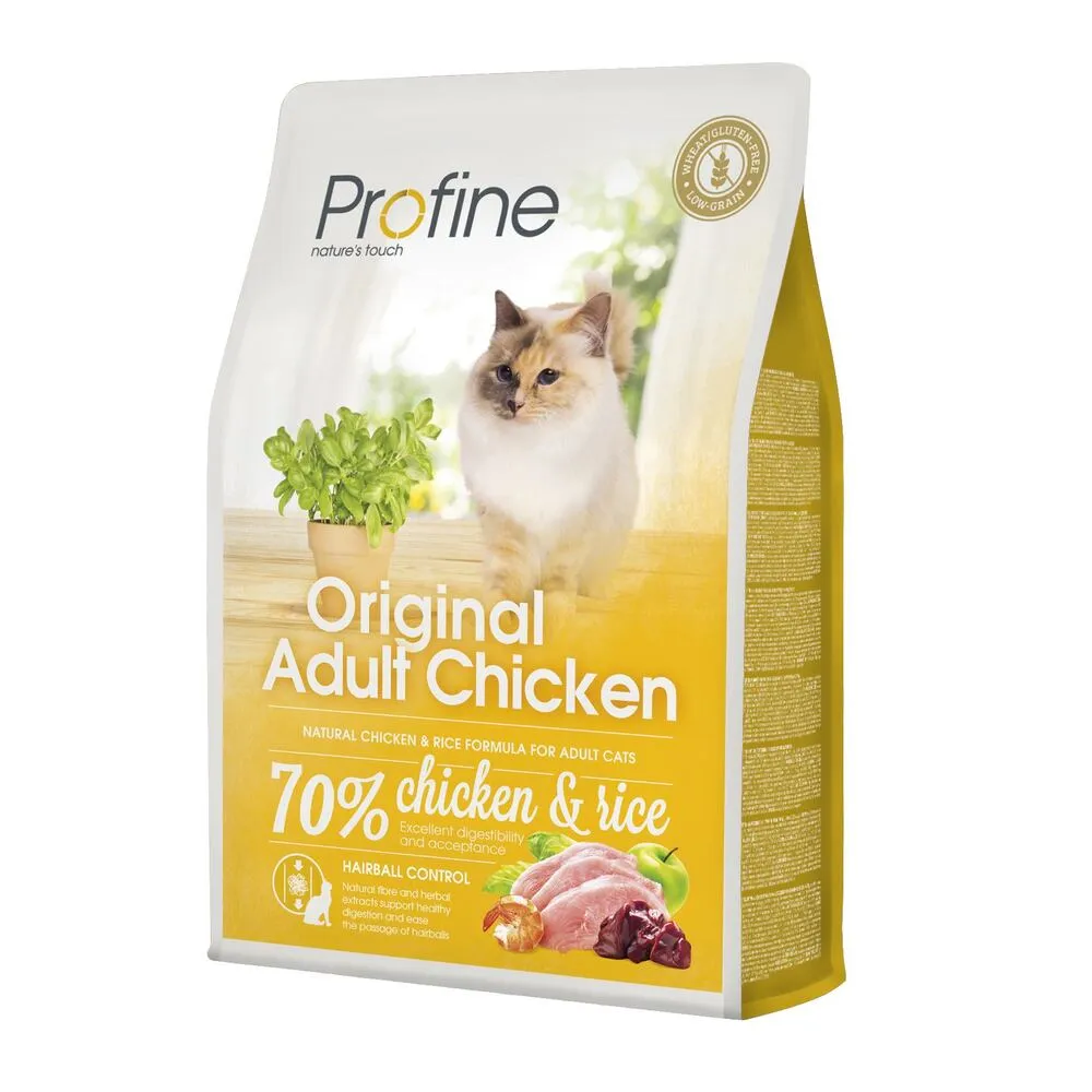 Profine Cat Original Adult Chicken & Rice сухой корм для взрослых кошек, с курицей и рисом - 2 кг