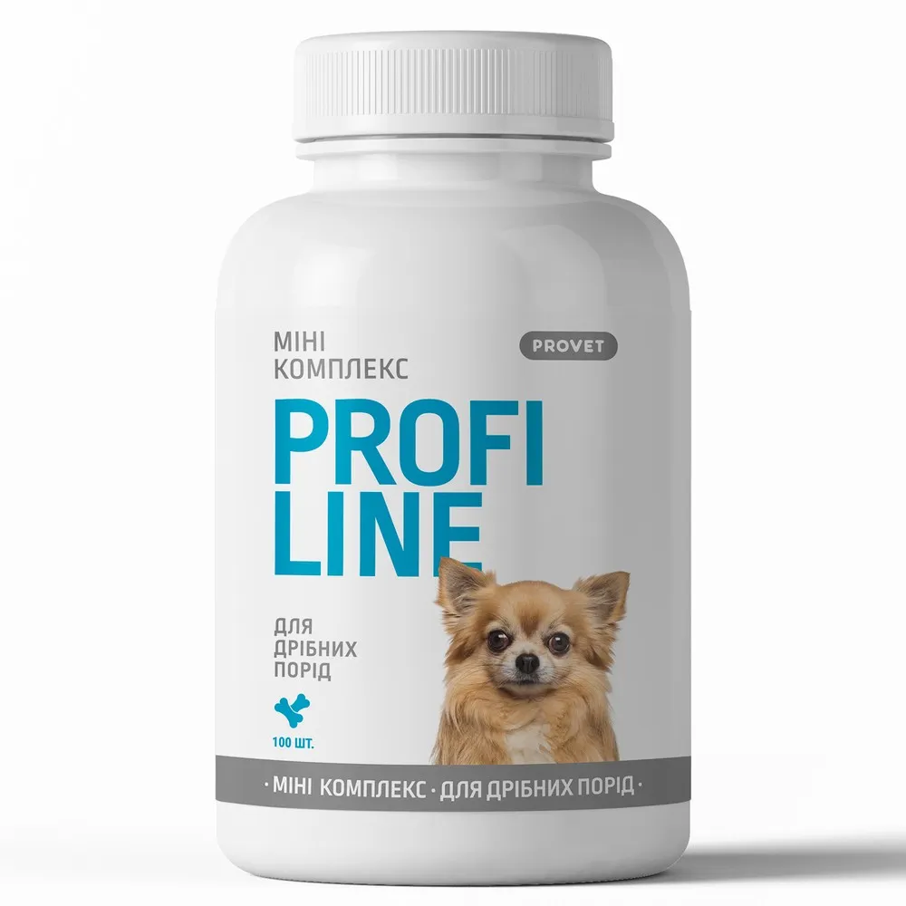 ProVet ProfiLine витамины для собак, Мини Комплекс для мелких пород, 100 таб.