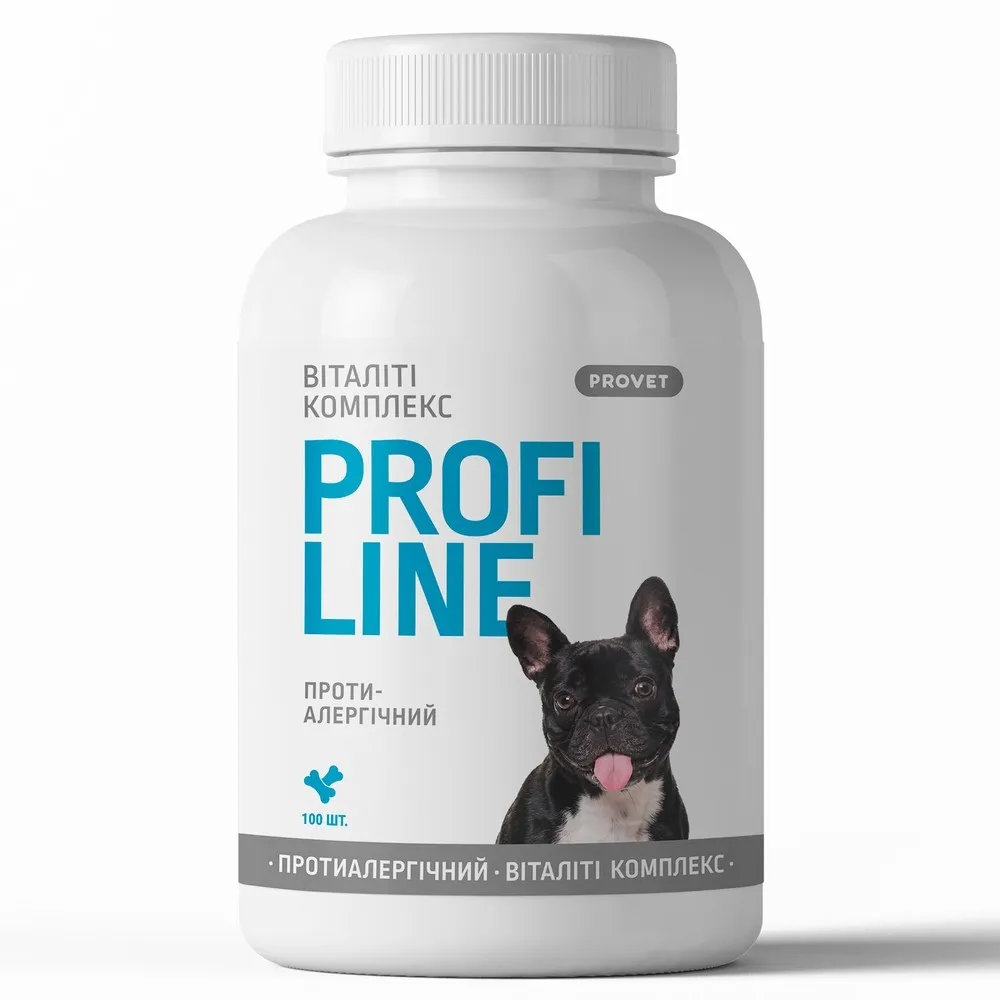 ProVet ProfiLine витамины для собак, Виталити Комплекс противоаллергический, 100 таб.