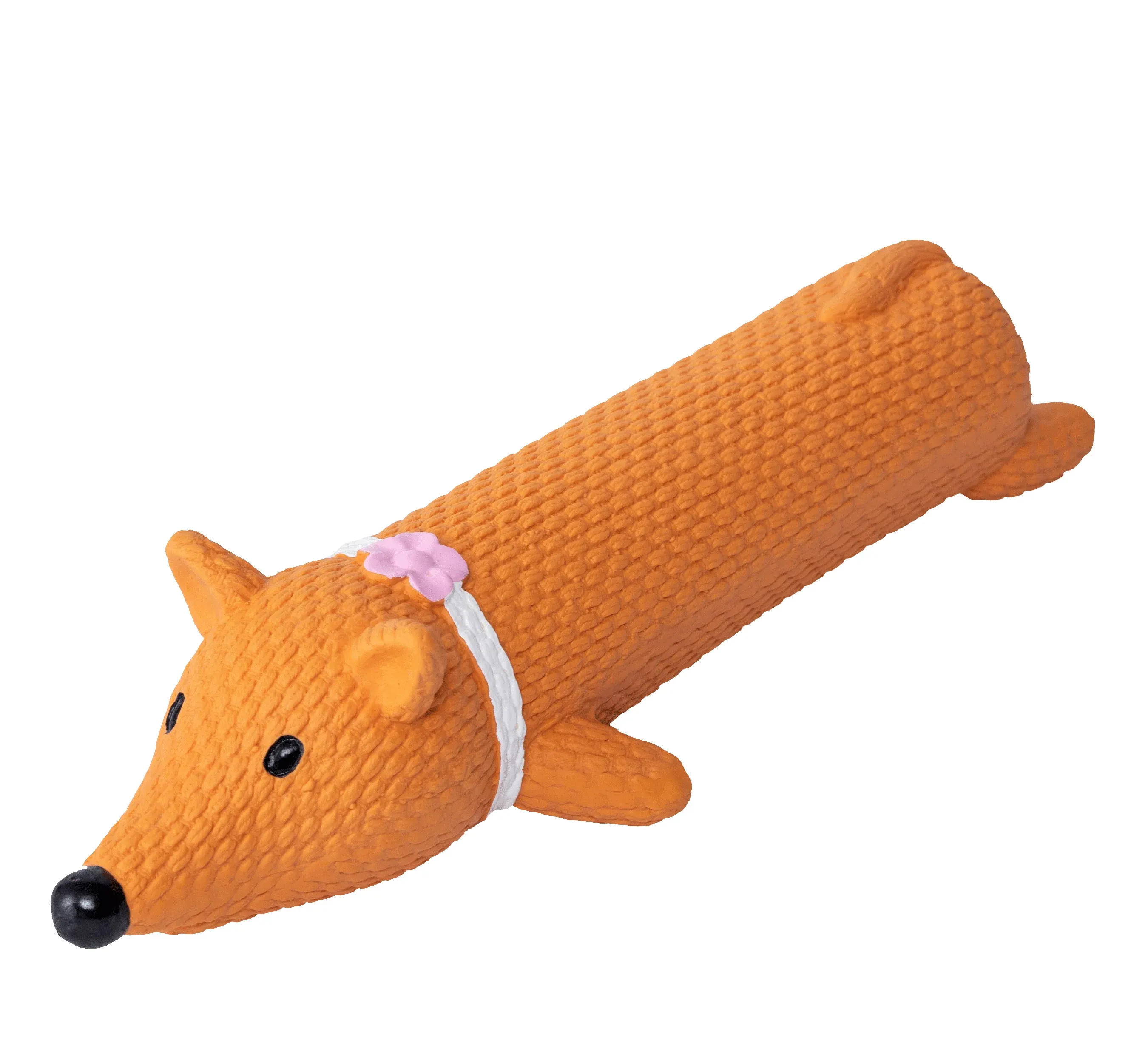 Quapas! Dog Toy Fun Fox игрушка для собак с пищалкой, лиса, оранжевая