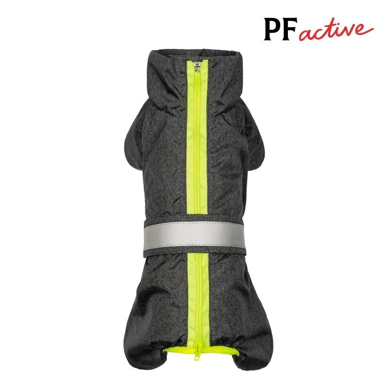 Pet Fashion «Rain» дождевик для собак, породы такс, размер S, серый