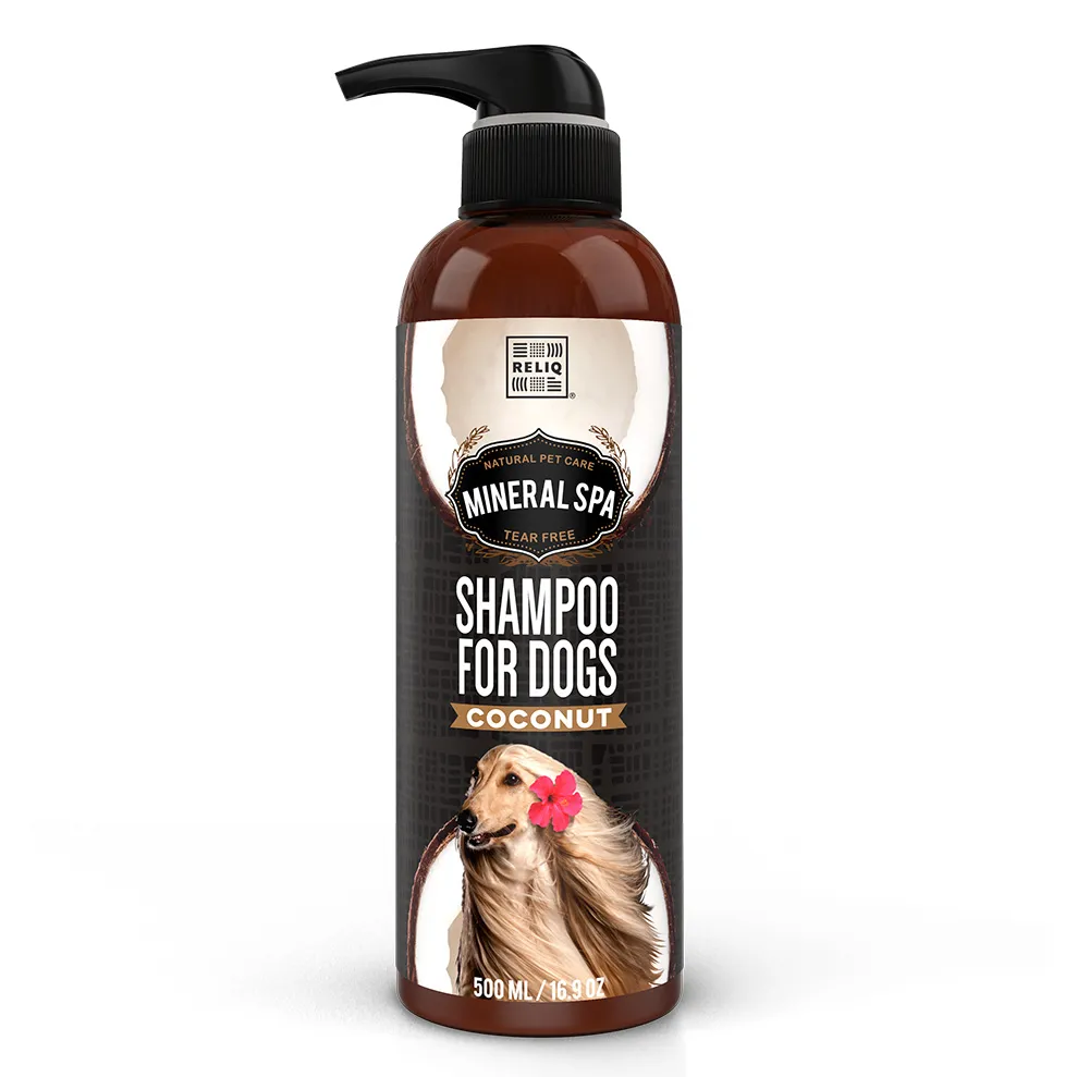 Reliq Dog Mineral Spa Shampoo Coconut шампунь с экстрактом кокоса и ванили для собак - 500 мл