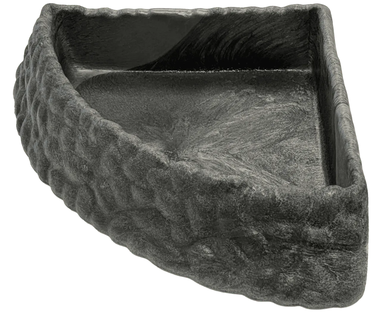 Repto DECO CORNER DISH GREY XL кормушка/поилка для рептилий
