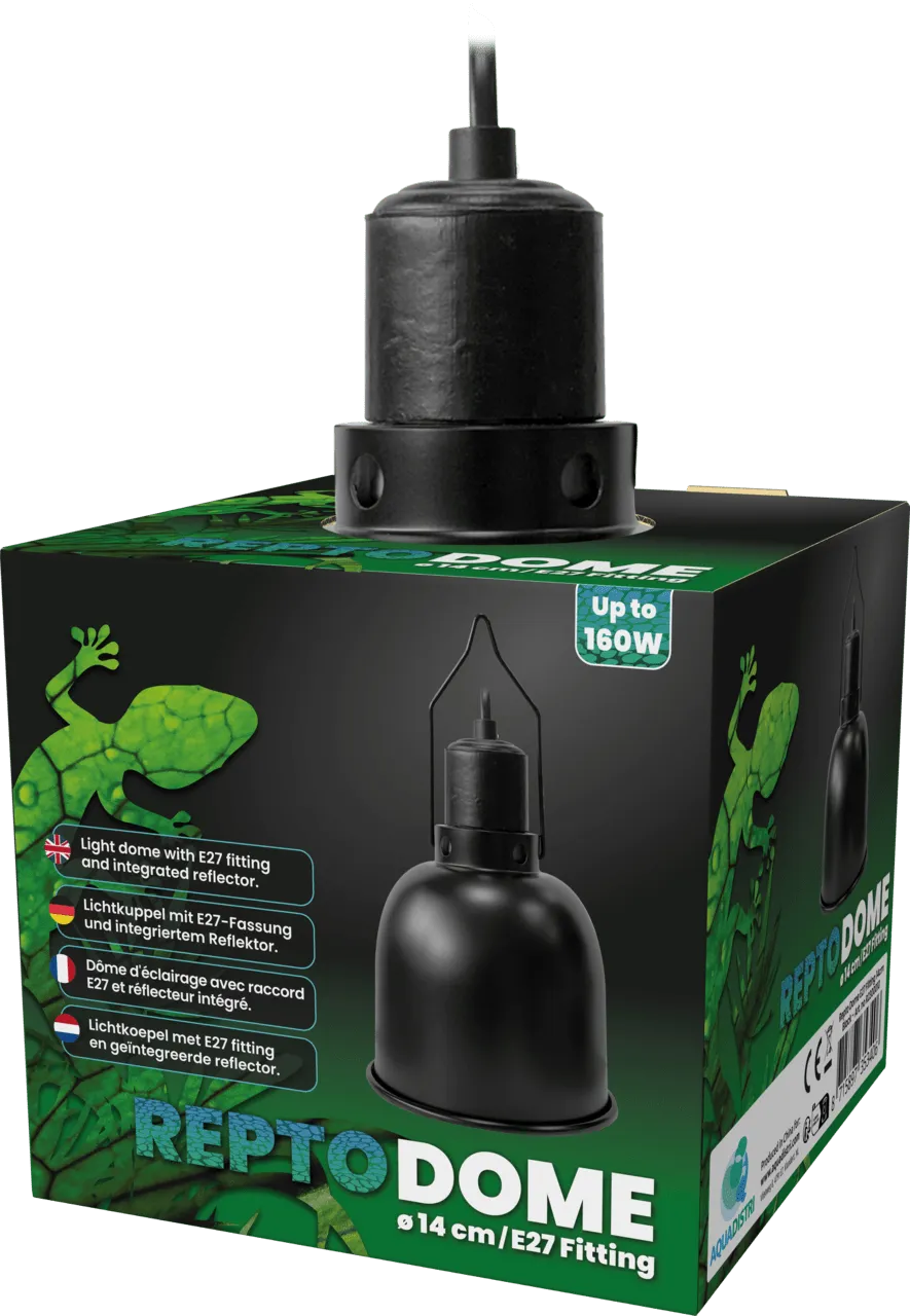 Repto DOME E27 FITTING 14 см BLACK светильник для террариума