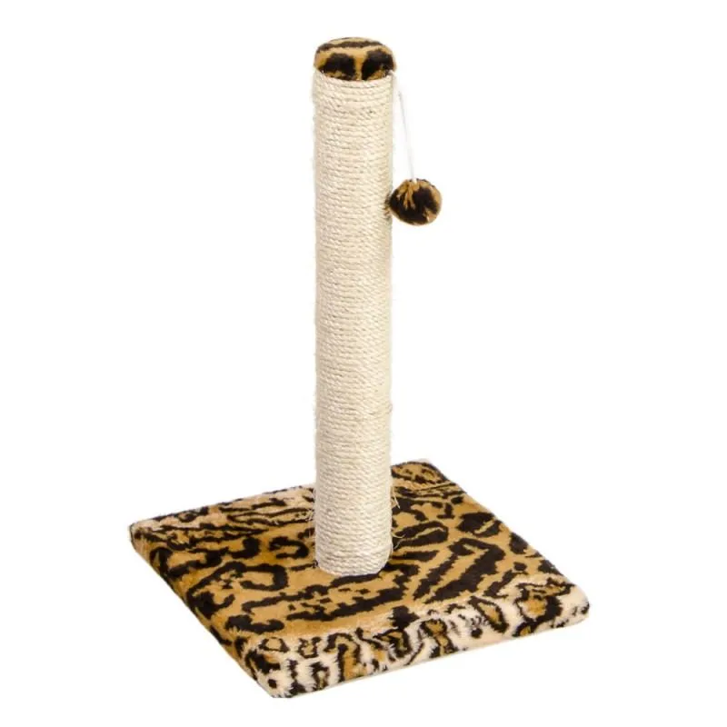 Priroda (Природа) когтеточка (дряпка) для кошек, Д00 столбик, жаккардовая, 32х32х52 см