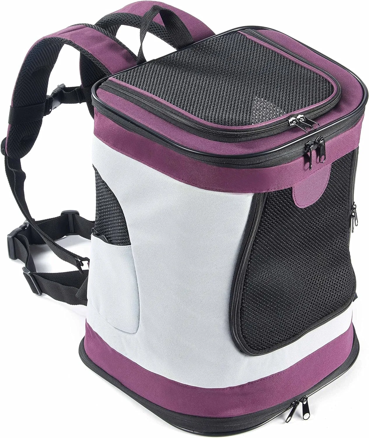 SENFUL рюкзак-переноска для домашних животных, бирюзово-белый, 32,5х30х43 см