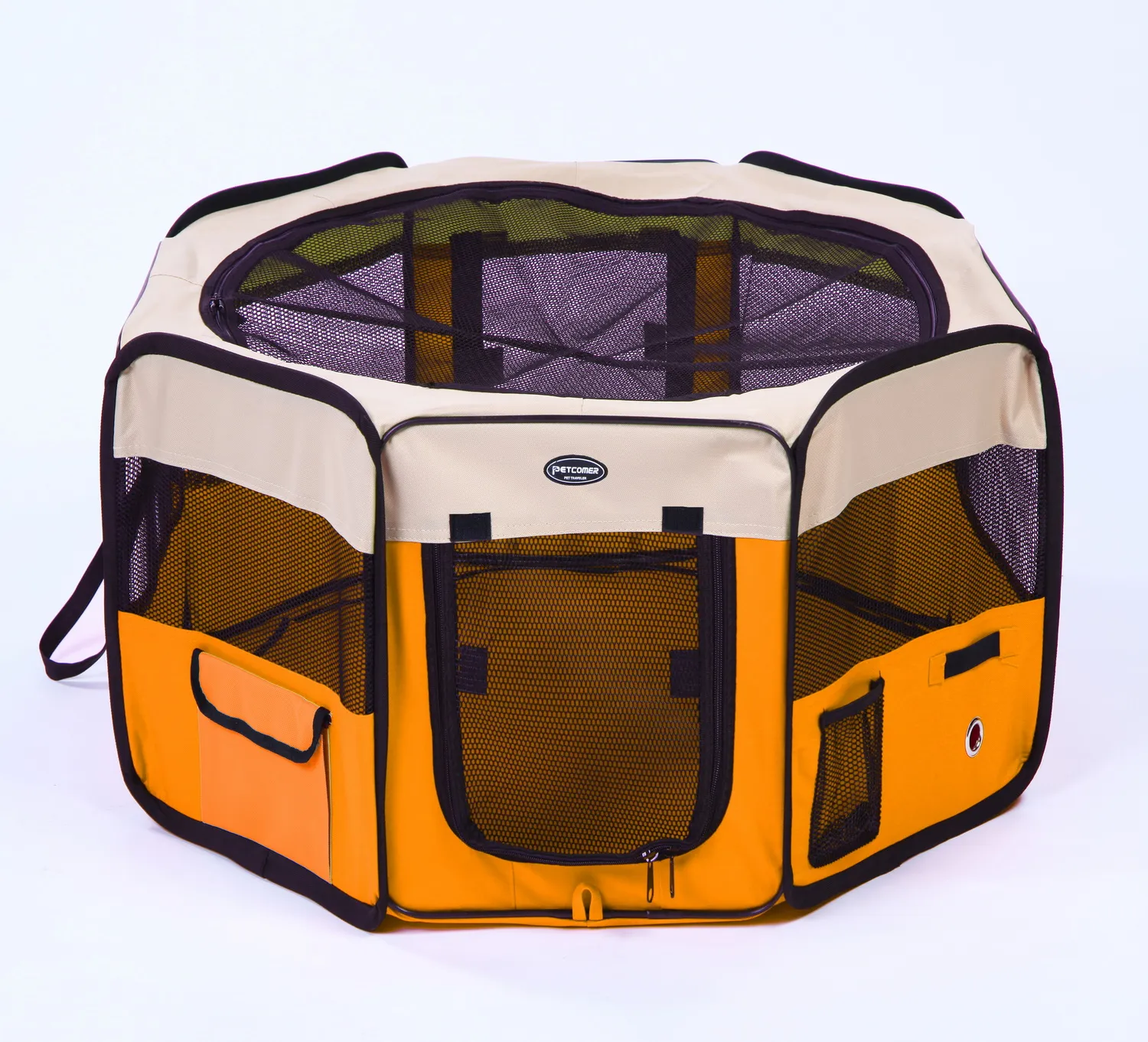 SENFUL Pet Playpen вольер-манеж для щенков, оранжевый, 51х81 см