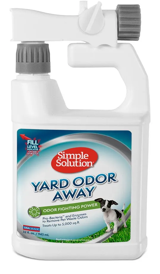 Simple Solution Yard Odor Away Hose spray concentrate средство для устранения запаха мочи на газоне – 945 мл