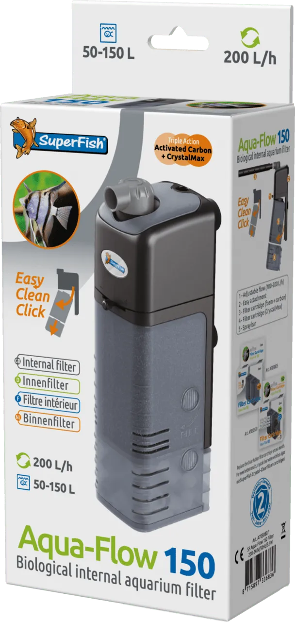 SuperFish AQUAFLOW 150 FILTER внутренний фильтр, 200 л/час
