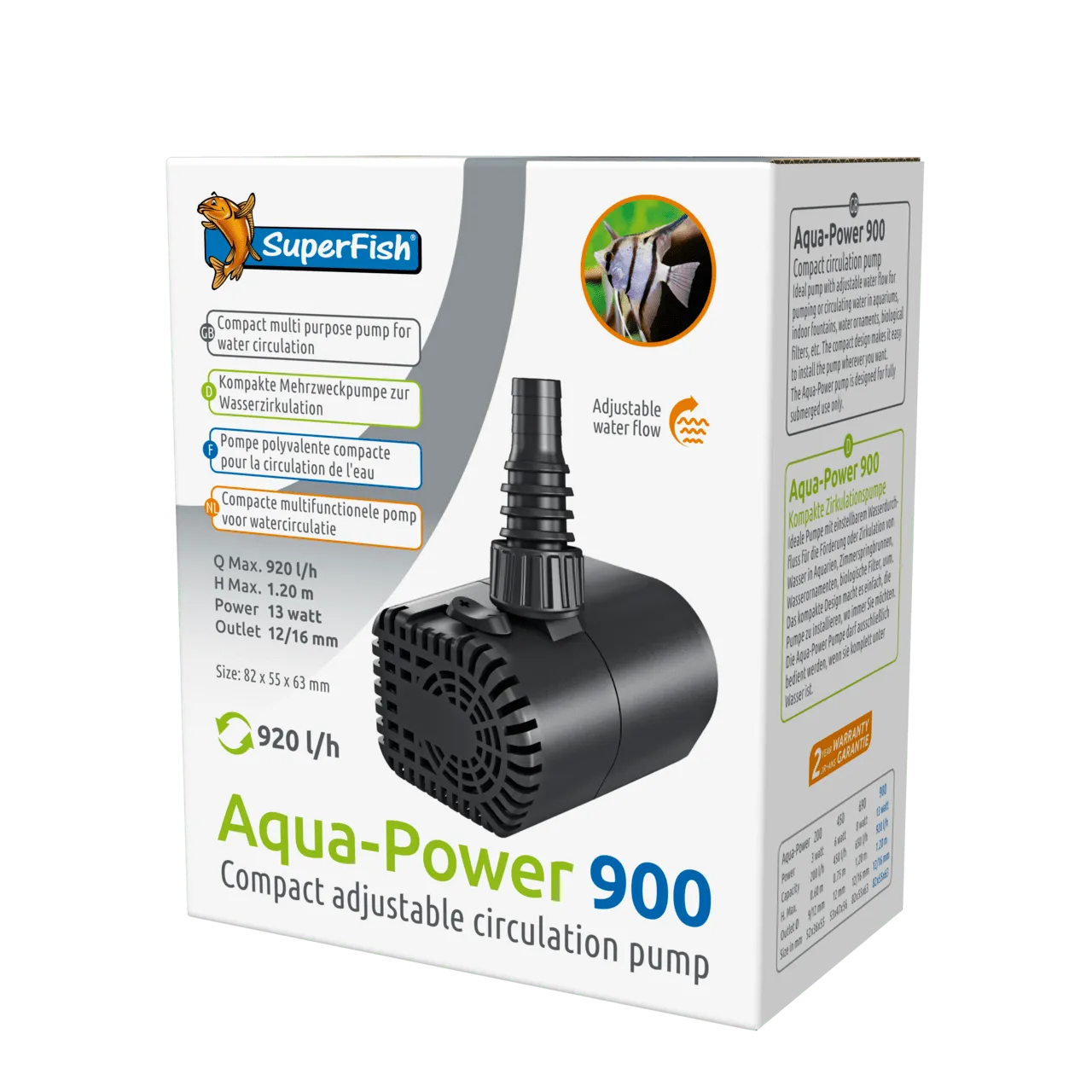 SuperFish AQUAPOWER 900 - 920 л/час насос