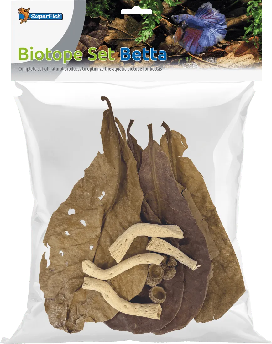 SuperFish BIOTOPE SET BETTA листья катаппы