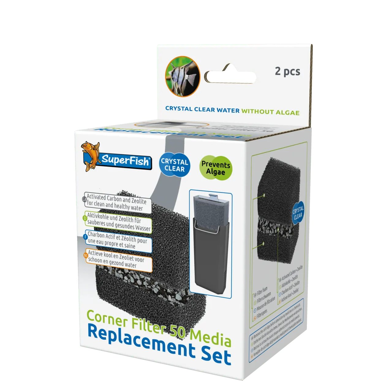 SuperFish CORNER FILTER 50 MEDIA REPLACEMENT SET картридж