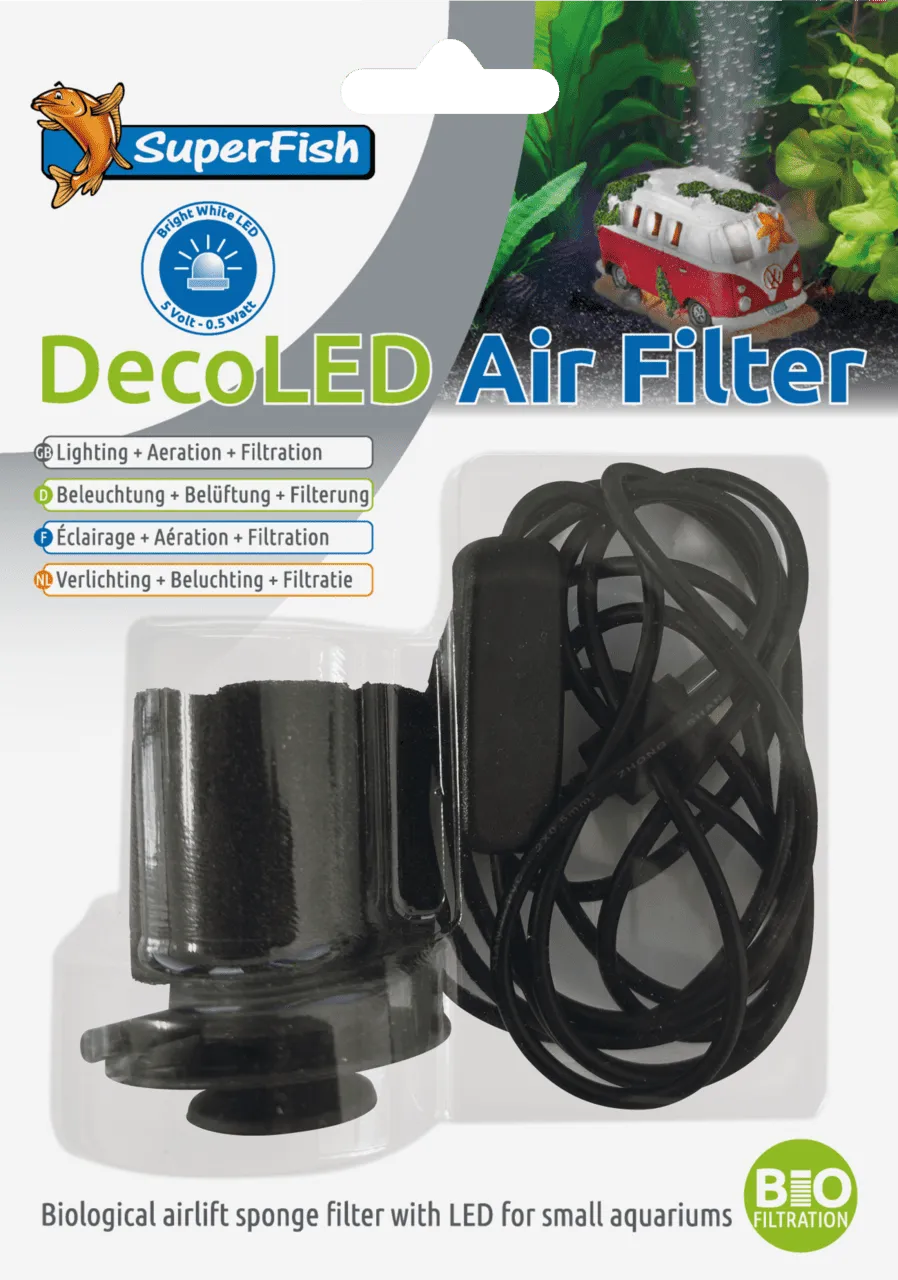 SuperFish DECO LED AIR FILTER воздушный фильтр с подсветкой