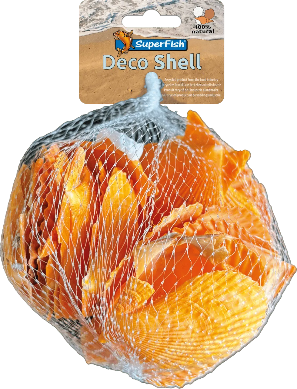 SuperFish DECO SHELL YELLOW 200 г декоративные ракушки