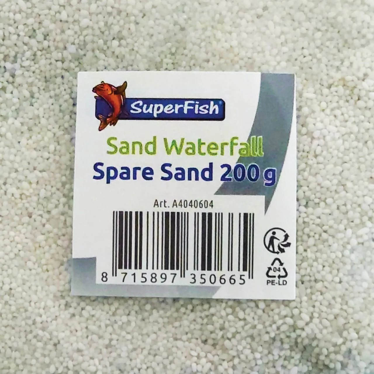 SuperFish DECO WATER FALL SPARE SAND 200 г пісок