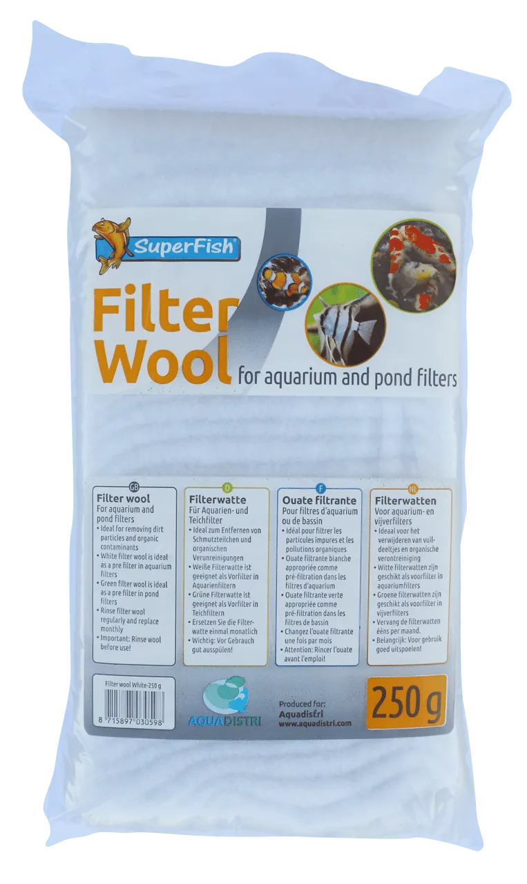 SuperFish FILTER COTTON WHITE 250 г фильтровальная вата